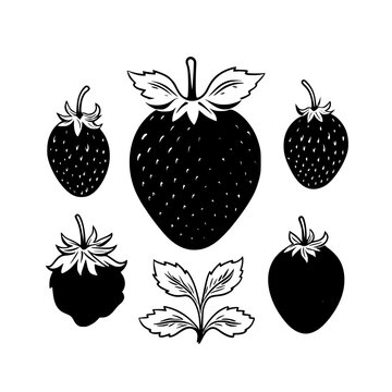 fruit, strawberry, food, berry, vector, apple, cherry, set, illustration, icon, orange, fruits, banana, pear, raspberry, healthy, leaf, nature, plum, sweet, pattern, fresh, art, design, summer, green,