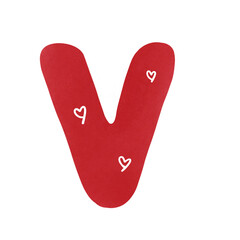 valentine alphabet letters