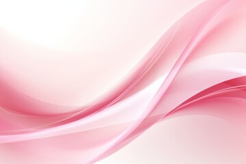 Fototapeta premium Abstract pink curves interlacing on a soft backdrop