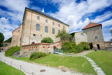 Fototapeta na wymiar Akershus Castle and Fortress in Oslo, Norway
