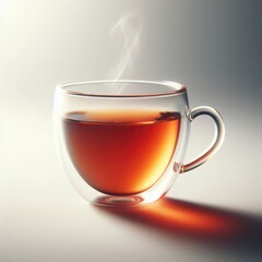 cup of tea on a white background
