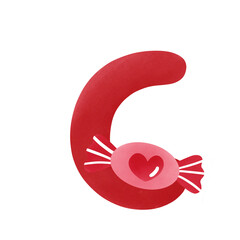 valentine alphabet letters