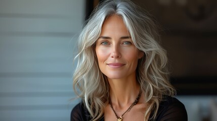Fototapeta premium Femme souriante