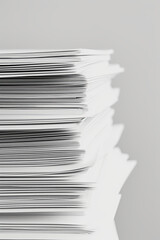 A stack of papers