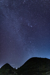 石垣島川平石崎から眺める２月の星空（冬の大三角）