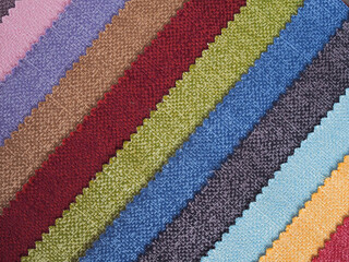 Colorful background, A stack of colorful fabric. Full frame shot of muti colored fabric background