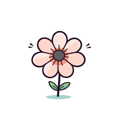 cartoon flower illustration