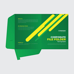 Business File folder template, Corporate File Folder Mock Up Design, File Folder Presentation