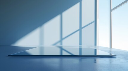 Obraz premium A pristine, glass touchscreen panel, a harmonious blend of technology and aesthetics