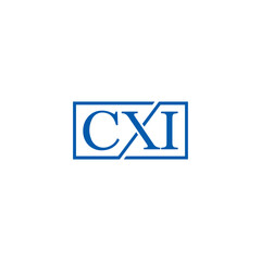  CXI logo. CXI set , C X I design. White CXI letter. CXI, C X I letter logo design. Initial letter CXI letter logo set, linked circle uppercase monogram logo. C X I letter logo vector design.