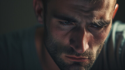 Obraz premium Everyday life in a Caucasian man, adult man, age 30 to 40, life