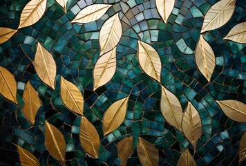 Close Up of Leaf Mosaic