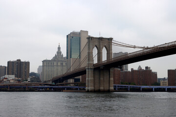 Brooklyn Bridge in the morning, New York City
