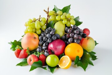 Naklejka na ściany i meble Assorted Fruit Sitting on Table