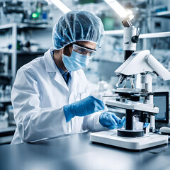 Cutting-edge nanotechnology at work in a laboratory setting