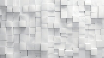 A White Wall With Numerous Squares