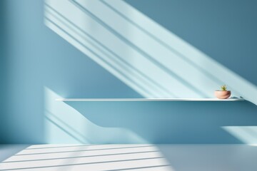 minimalistic abstract light blue background 