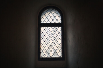 Stained Window - Fenster - Background - Concept - Church - Glass - Medieval - Gothic - Arch