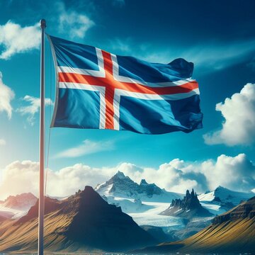 Iceland Flag - A Symbol of Icelandic Pride, Beauty, and Resilience