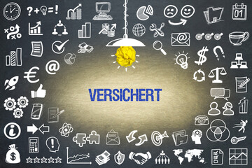 versichert	