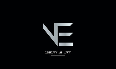 EN, NE, E, N abstract letters logo monogram