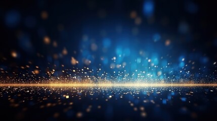 Technology Particle Storm Abstract Background - obrazy, fototapety, plakaty