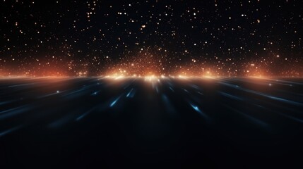 Technology Particle Storm Abstract Background