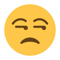 Unamused face emoji icon