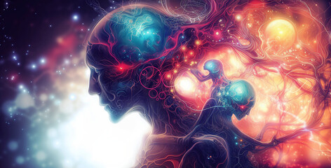 Mystical Introspection & Spiritual Journey: Surreal Visualization of Inner & Outer Universe - Psychedelic Experience, Unity & Nondual Oneness - Cosmic Consciousness