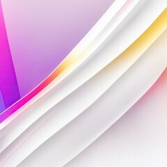 Fototapeta premium Abstract White and Colorful gradient 3D bar line background