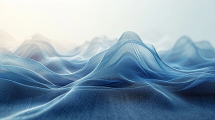 Waves of sound transformed into abstract visual poetry, a feast for the senses