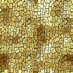 Seamless gold sequins texture vector background. Sparkle golden grunge texture.