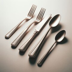 fork spoon and knife tableware
