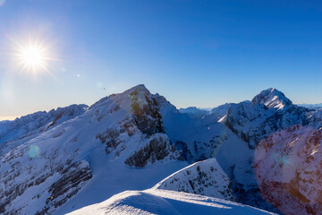 winter mountain landscape