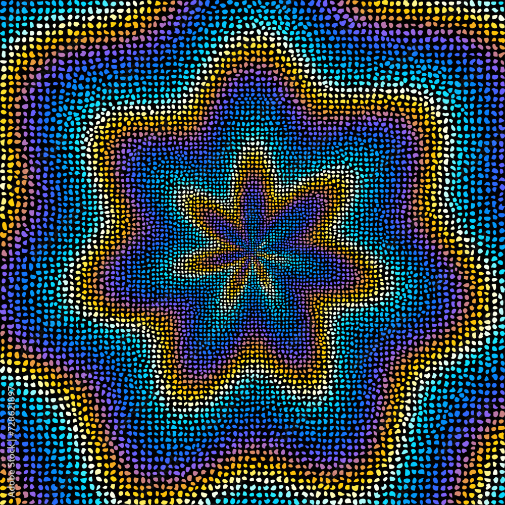 Leinwandbilder abstract vector illustration. pattern of a random small dots.