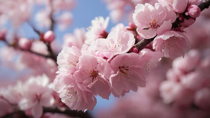 close-up of cherry blossom