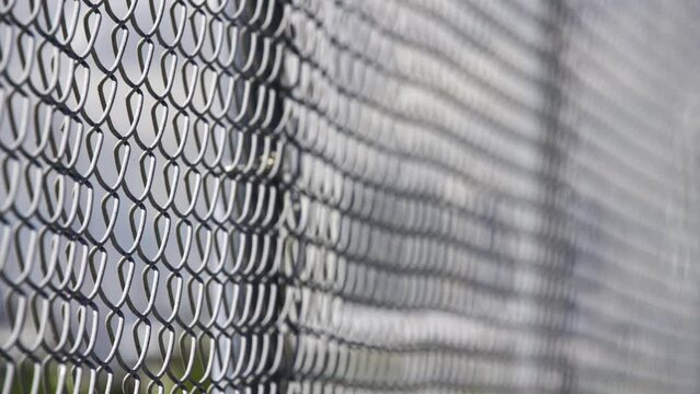HDR chainlink fence 4k video