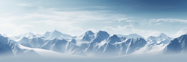 A Serene Abstract Alpine Scene With Snow, Background Image, Background For Banner, HD