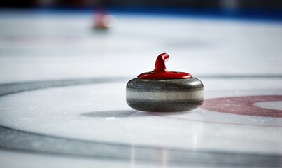 The Lone Puck: A Chilled Emblem of Frozen Battles