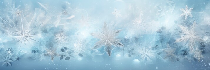 Fototapeta na wymiar A Serene Snowflake Pattern With Intricate, Background Image, Background For Banner, HD