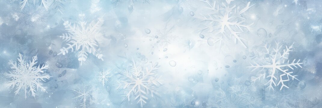 A Serene Snowflake Pattern With Intricate, Background Image, Background For Banner, HD