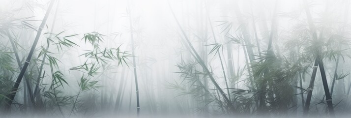 A Tranquil Bamboo Forest Gradient Background, Background Image, Background For Banner, HD