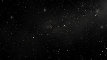 black background of starry sky
