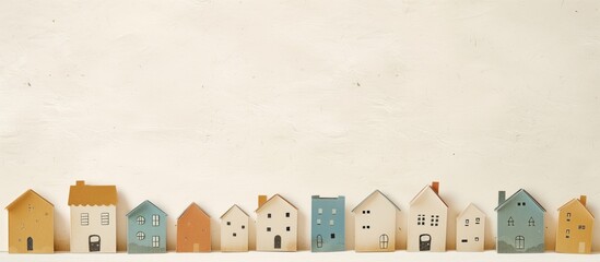 Paper houses. Generative AI