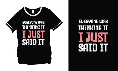 Typography Vector Quote T-Shirt Design set stock Template