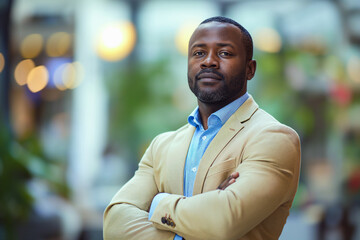 Confident man