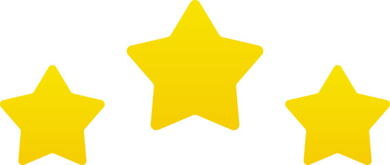 Star shape. Star icon. 5 Five Stars customer product rating review flat icon for apps and websites. Yellow star Rating symbol vector.