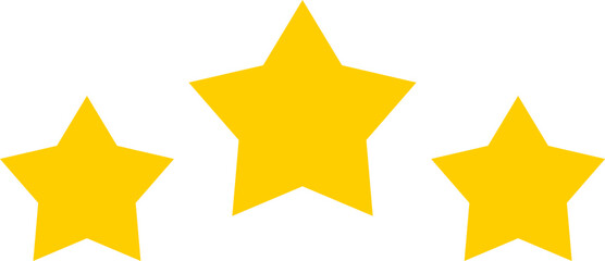 Star shape. Star icon. 5 Five Stars customer product rating review flat icon for apps and websites. Yellow star Rating symbol vector.