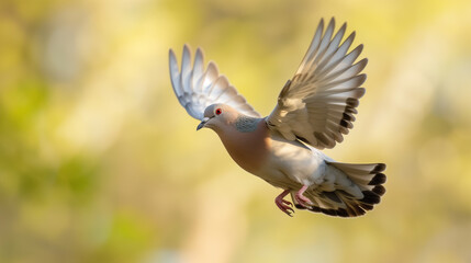 Winged dove.