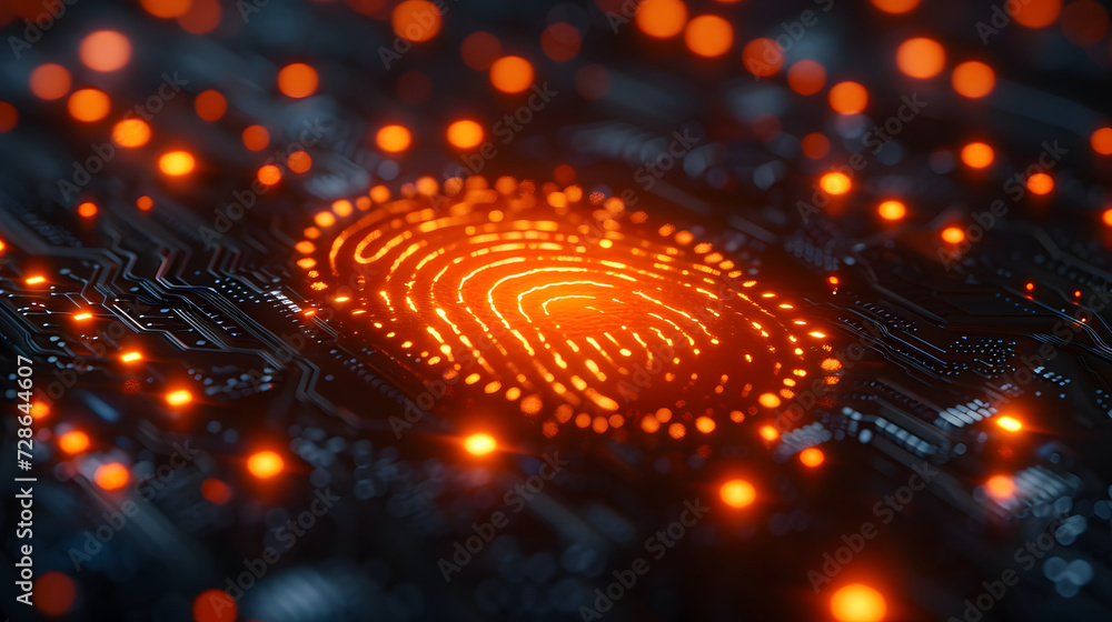 Poster high technology security protection concept. two-step verification, login, encrypted account identit
